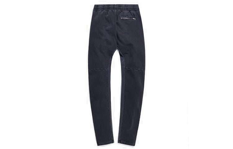 KITH Bleecker Crystal Wash Fleece Sweatpant 'Black' KH6315-100