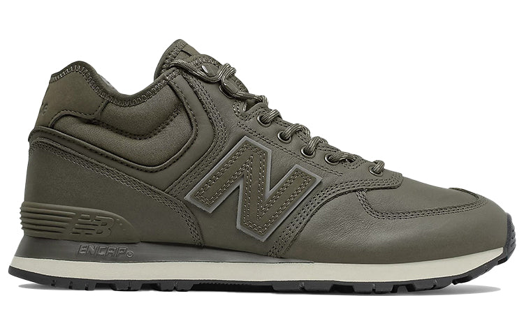 New Balance 574 Series Mid Tops Casual Olive Green MH574BG1