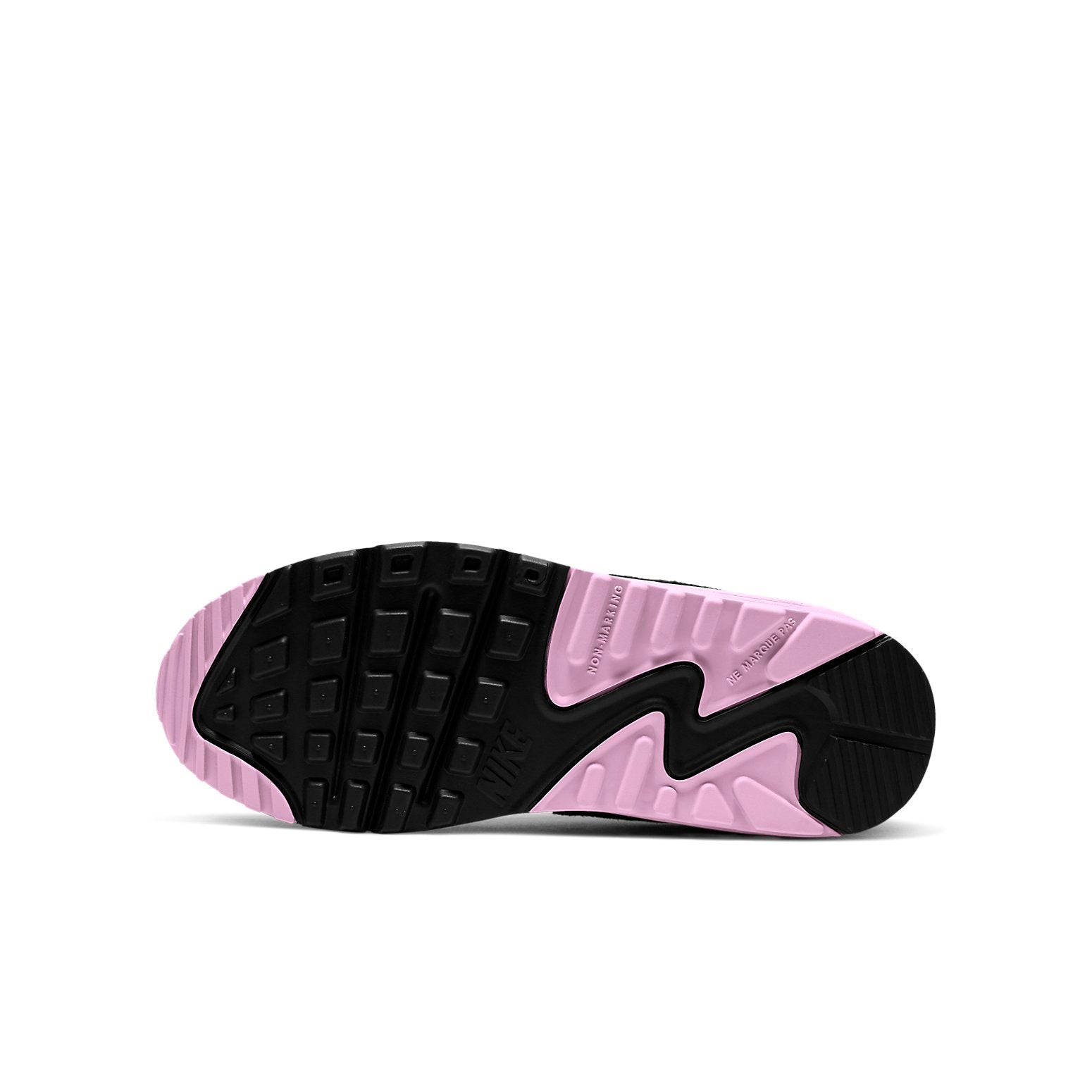(GS) Nike Air Max 90 Leather 'Black Light Arctic Pink' CD6864-007