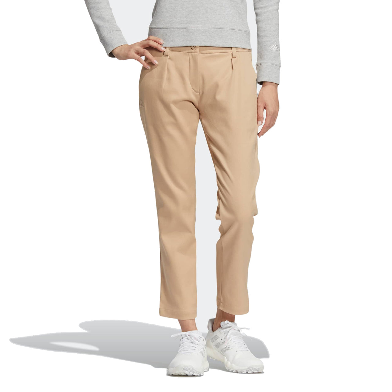 (WMNS) adidas Play Green Twill Pants Asia Sizing 'Beige' HC3770