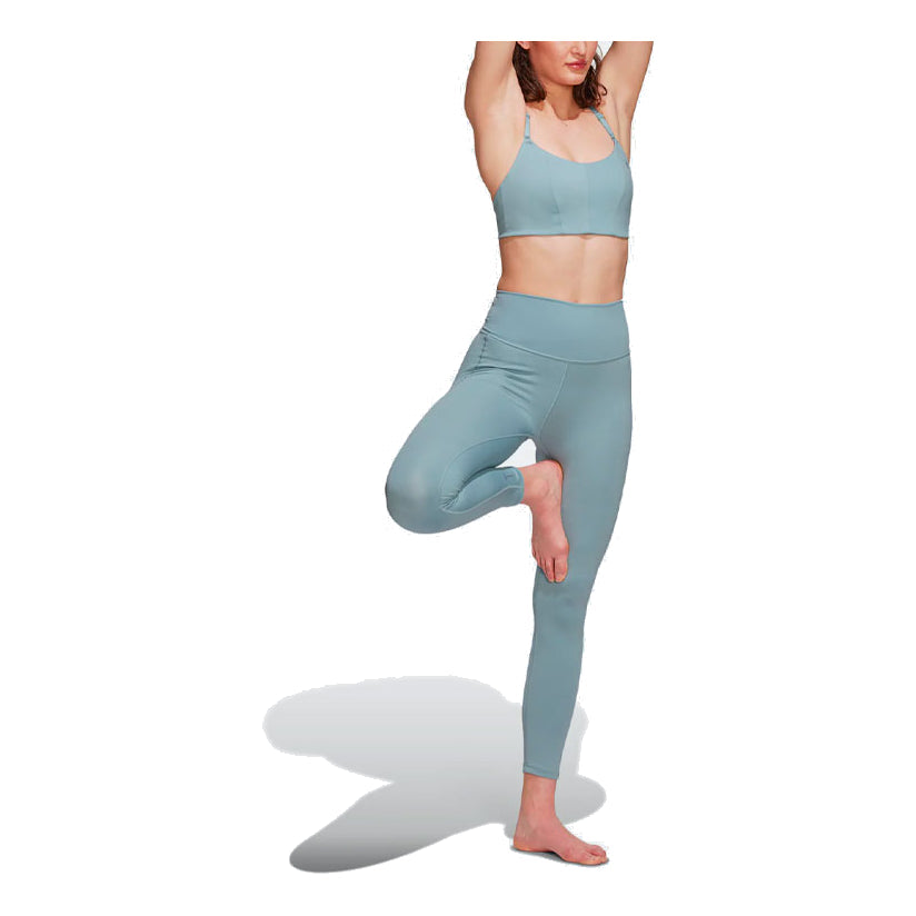 (WMNS) adidas Yoga Studio 7/8 Leggings Asia Sizing 'Teal' HC6639