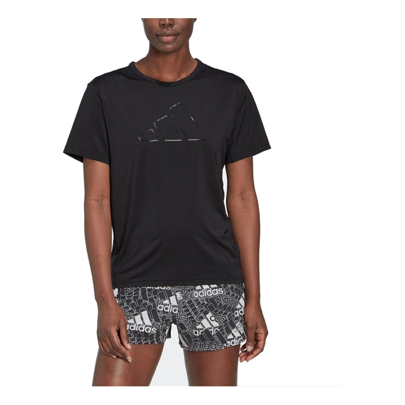 (WMNS) adidas HIIT T-Shirt Asia Sizing 'Black' HN0065