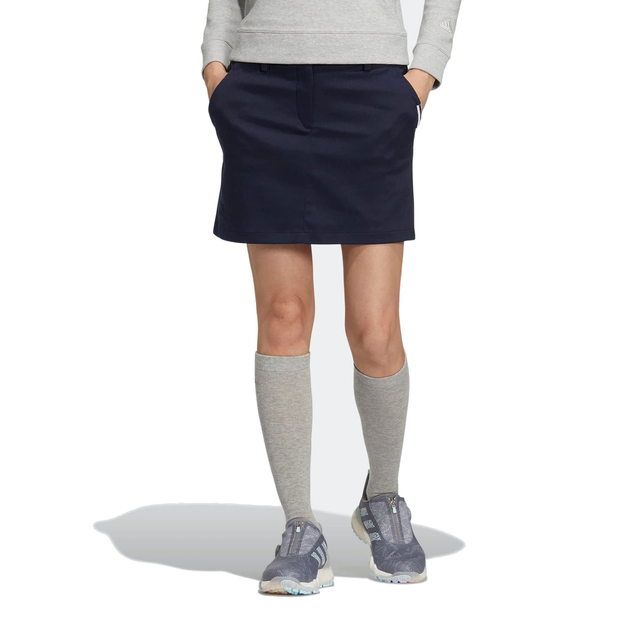 (WMNS) adidas Play Green Twill Skirt Asia Sizing 'Navy' HC3781