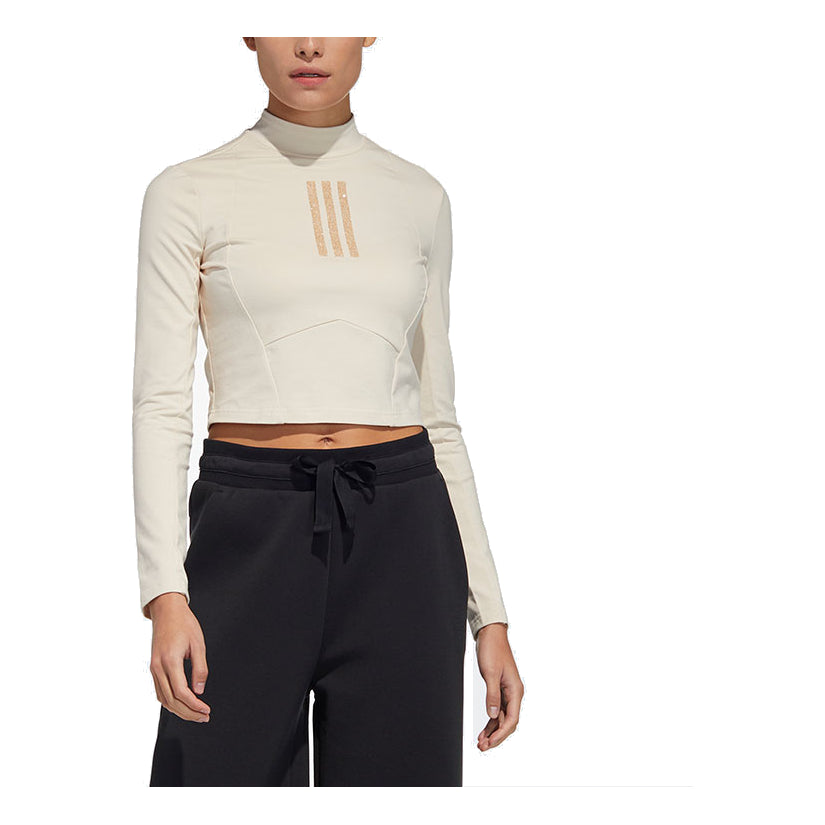 (WMNS) adidas Swarovski Long Sleeve T-Shirt Asia Sizing 'White' HB8567
