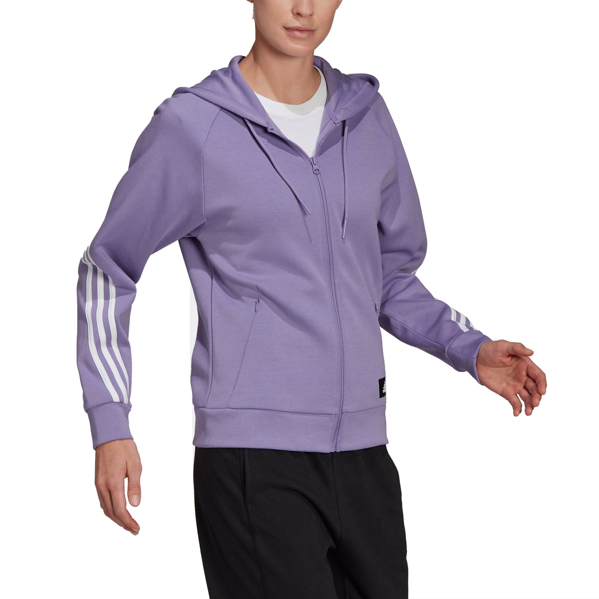 (WMNS) adidas Future Icon Lilac Hooded Jacket Asia Sizing 'Purple' HC1637