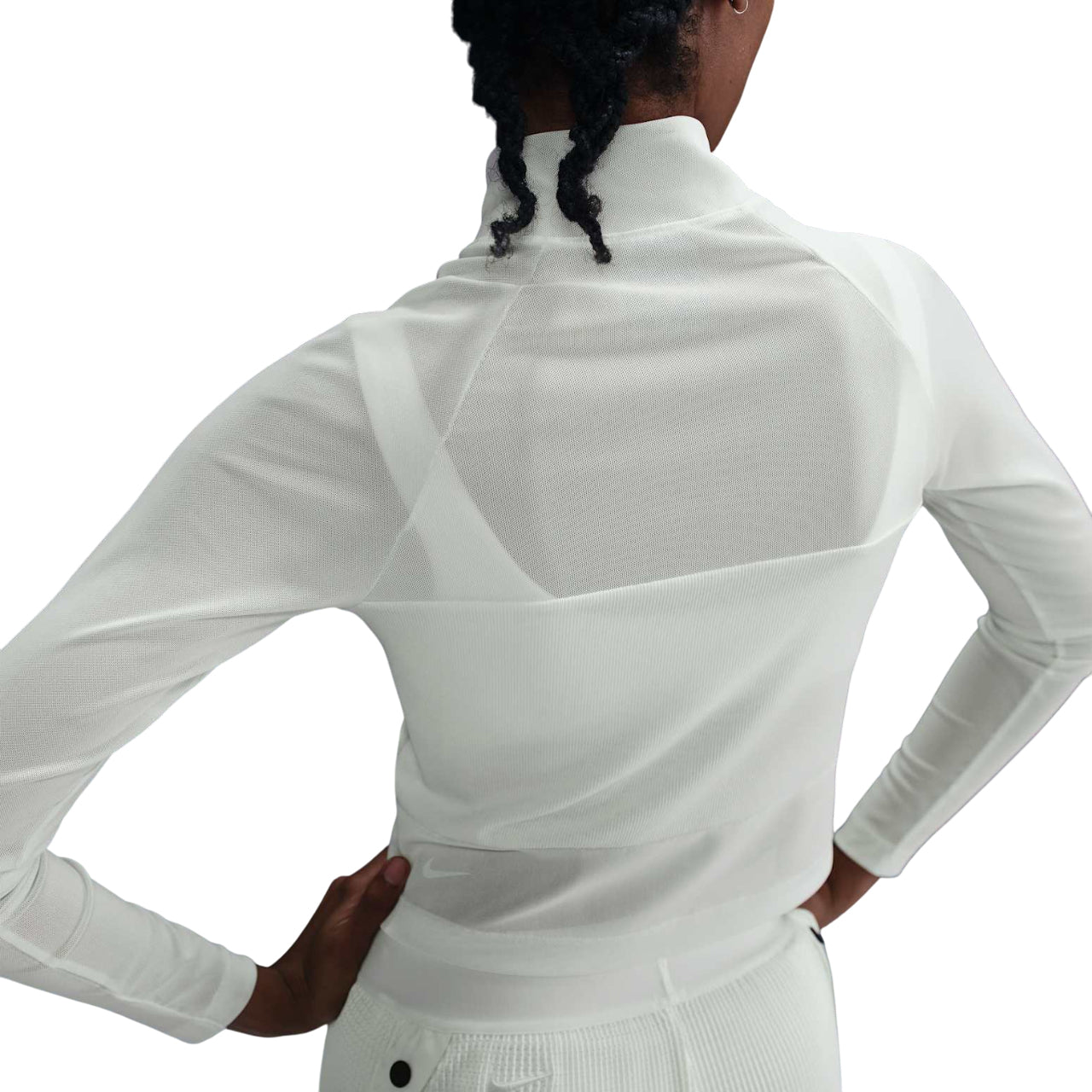 (WMNS) Nike x Kobe Bryant Long-Sleeves Cropped Top 'White' IB0014-133