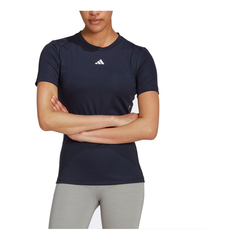 (WMNS) adidas Techfit Training T-Shirt Asia Sizing 'Black HN9077