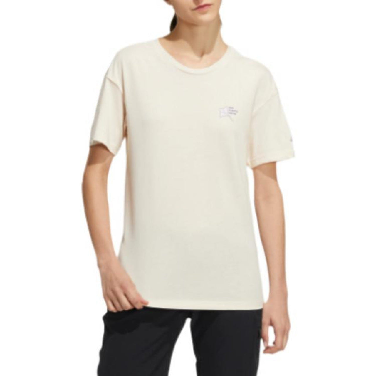(WMNS) adidas Parley Ocean Plastic Graphic T-Shirt Asia Sizing 'White' HE7339