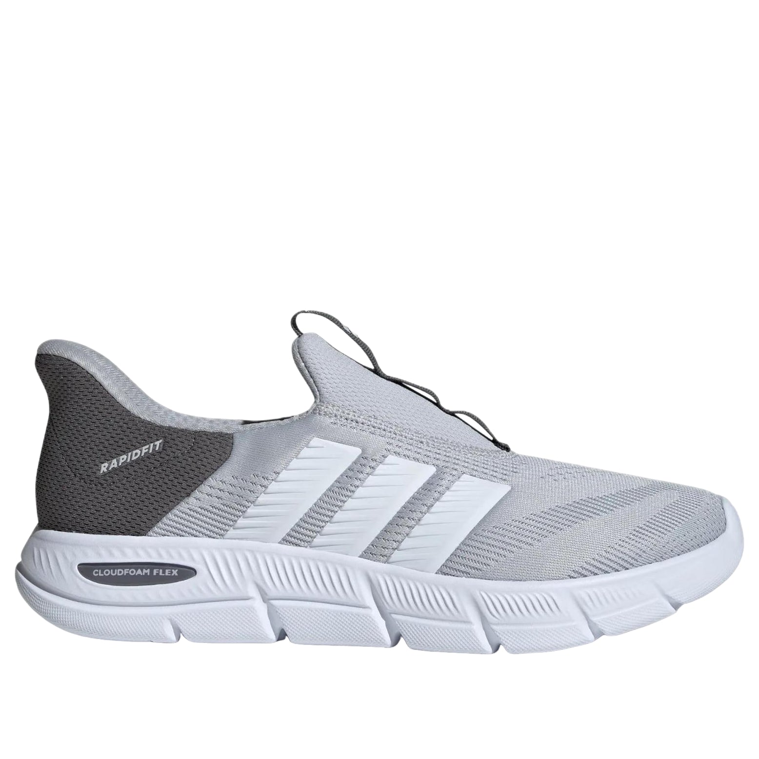 adidas Cloudfoam Flex Lounge Rapidfit 'Light Solid Grey Cloud White' JS4883