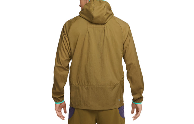 Nike Trail Aireez lightweight trail running jacket 'Olive Green' DX6884-368