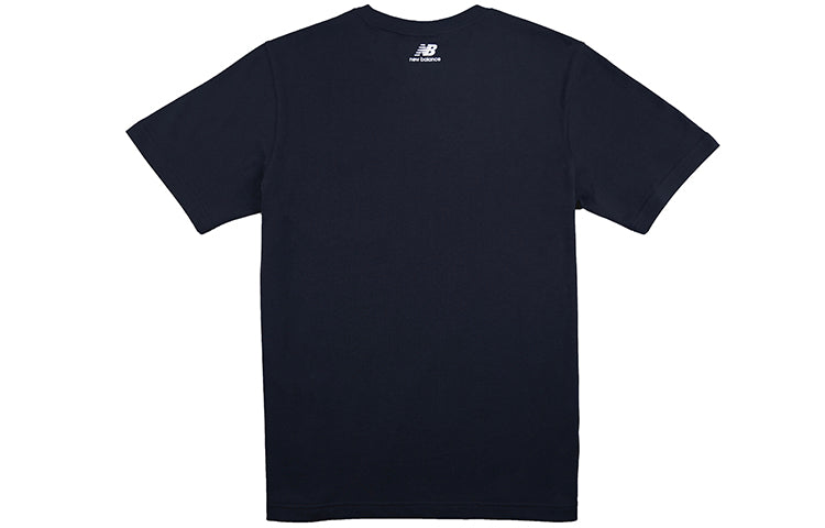 New Balance Chest Small Pocket Sports Short Sleeve Version Couple Style Black NEA2E023-BK