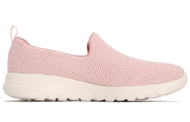 (WMNS) Skechers Go Walk Slip-on Shoes Pink 124091-LTPK