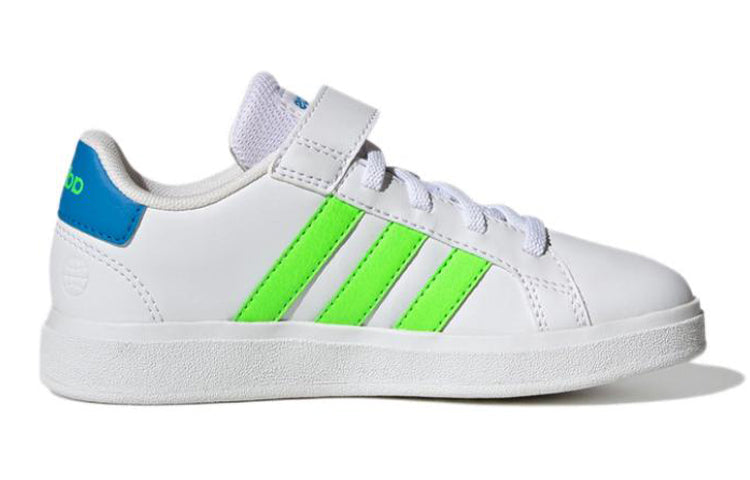 (GS) adidas Grand Court 2.0 'White Solar Green' GW6515