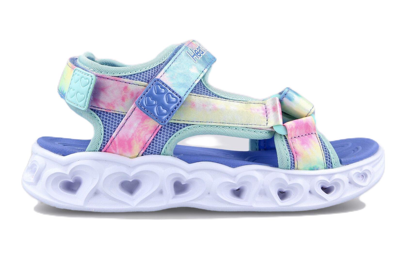 (GS) Skechers Heart lights Sandals 'Multi-Color' 302160L-BLMT