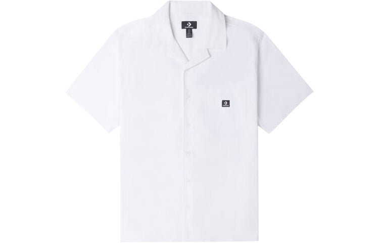 Converse Skate Woven Polo Shirt Asia Sizing 'White' 10024751-A02
