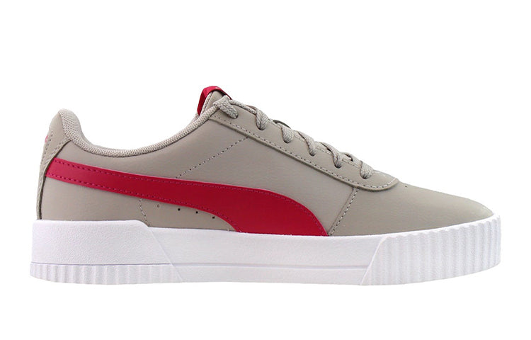 PUMA Carina Heart FS Leisure Board Shoes K Grey/Pink 371605-01