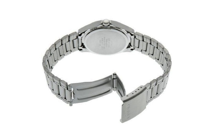 Men's CASIO STANDARD Series Retro Watch White Mens Silver Analog MTP-1246D-7A