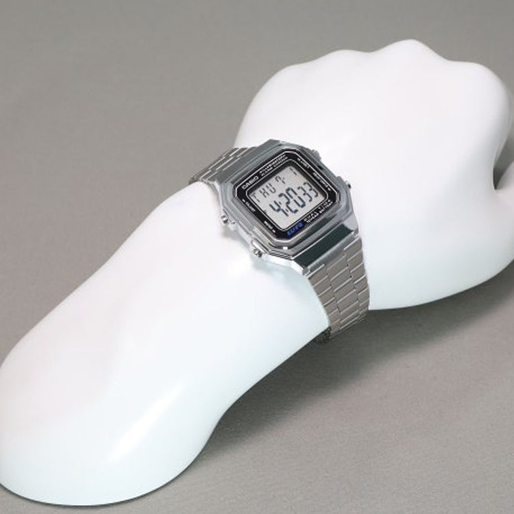 Casio Retro Fashion Digital Watch 'Silver Black' A178WA-1AJH