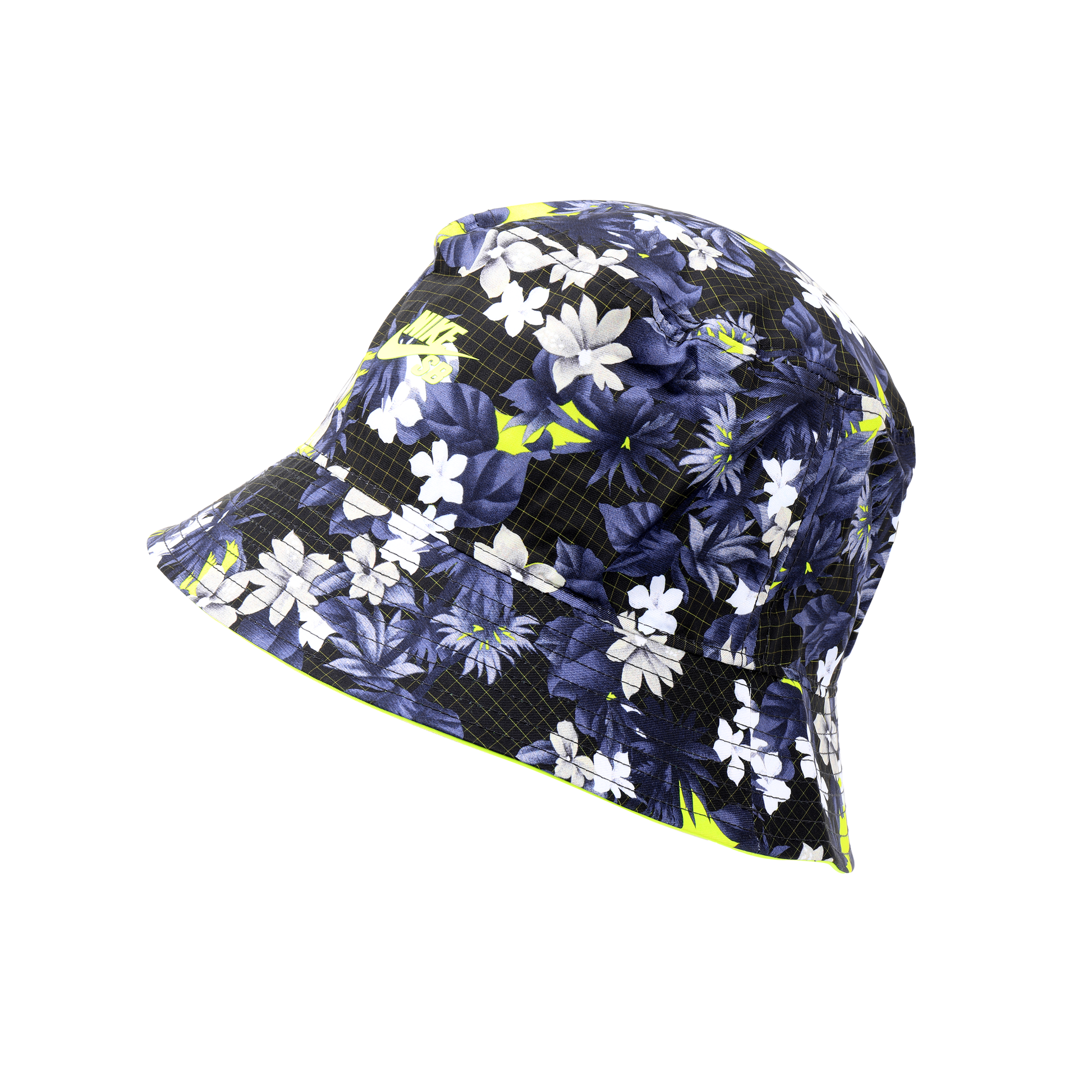 Nike SB Paradise Floral Bucket Hat 'Black Volt' CU6497-010