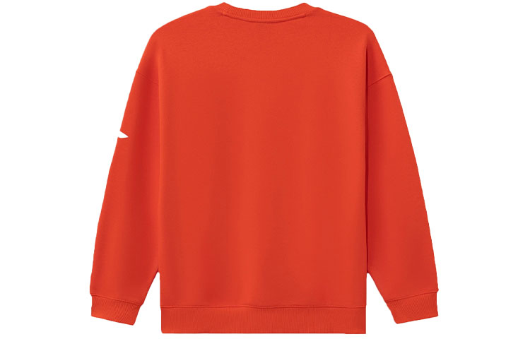 Li-Ning x Disney Crossover Sports Basketball Series Printing Loose Round Neck Pullover Orange AWDRH37-3