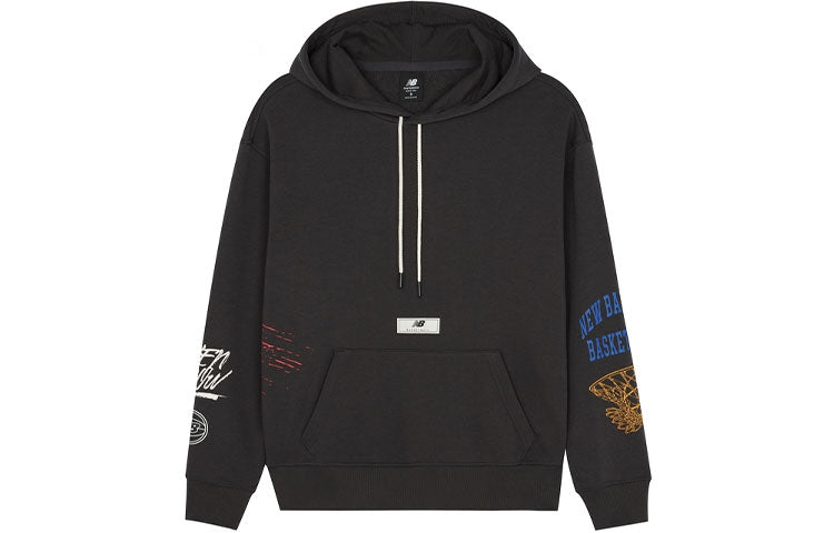 New Balance Hoops Merged Eras Sweat Hoodie Asia Sizing 'Phantom' MT21592-PHM