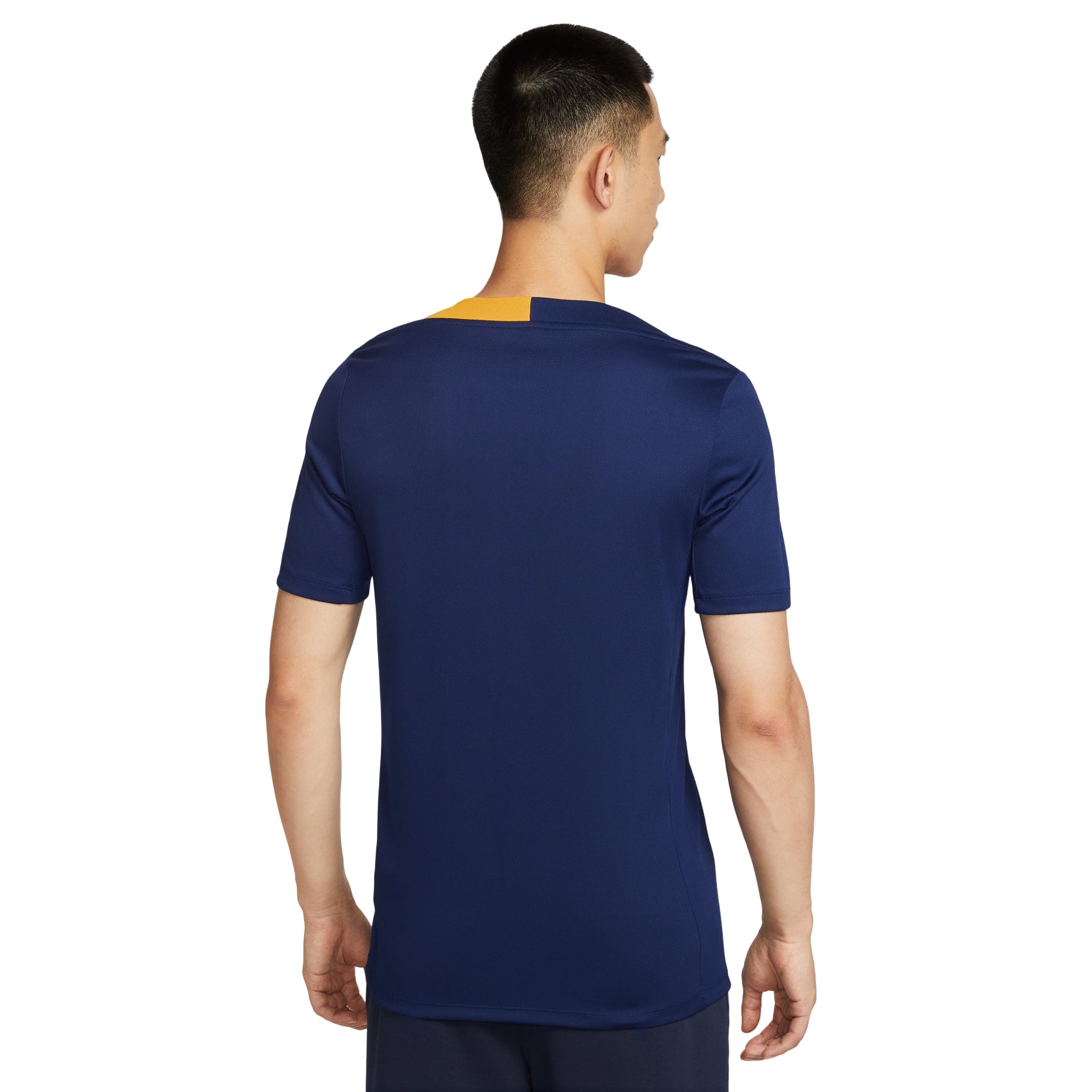 Nike Strike Dri-Fit Short-Sleeve Soccer Top 'Blue Void Laser Orange' HV6401-492