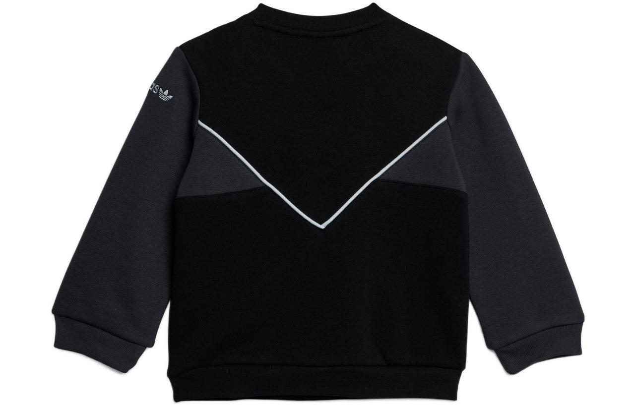 (PS) adidas Adicolor Crew Set 'Black Grey' IC9113