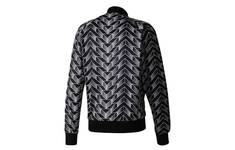 adidas originals Soccer Superstar Track Top Black & White BS4979