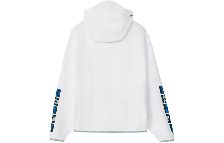 Men's KENZO Little X Printing hooded Pullover Casual White FB55SW5374MS-01