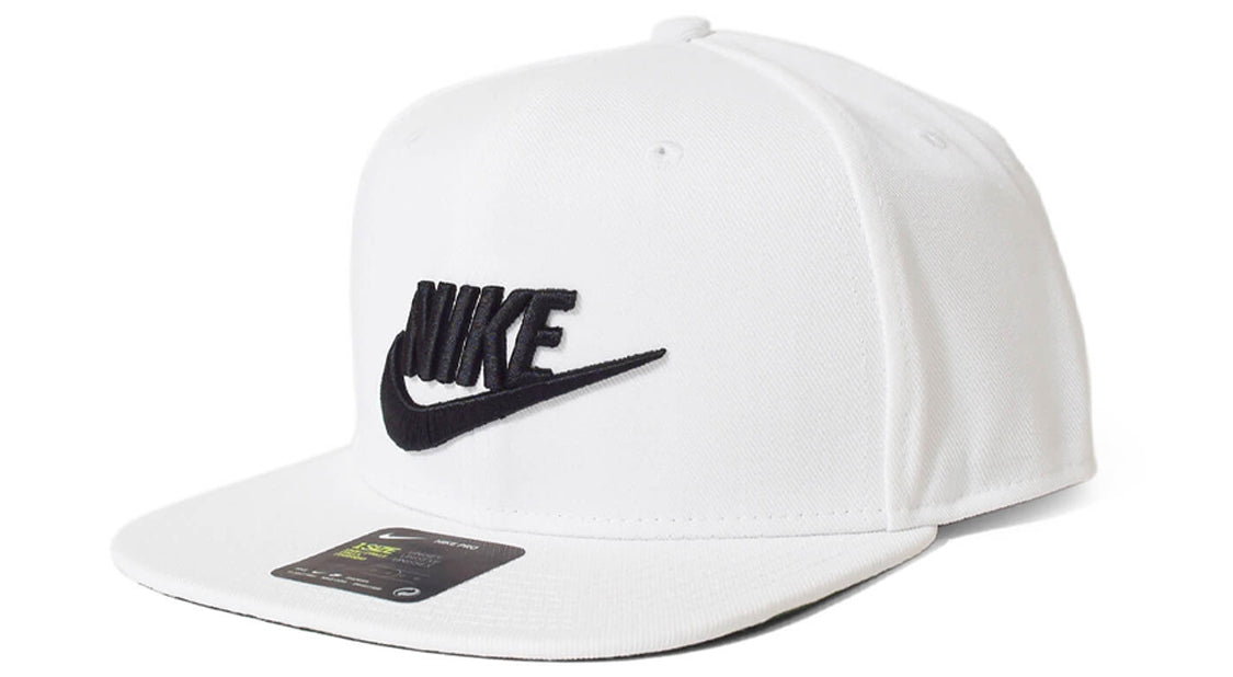 Nike Futura Pro Snapback Cap Athleisure Casual Sports White 891284-100