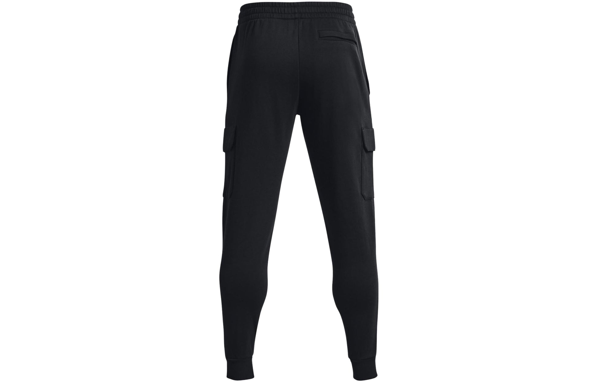 Under Armour Rival Fleece Cargo Joggers 'Black White' 1382134-001