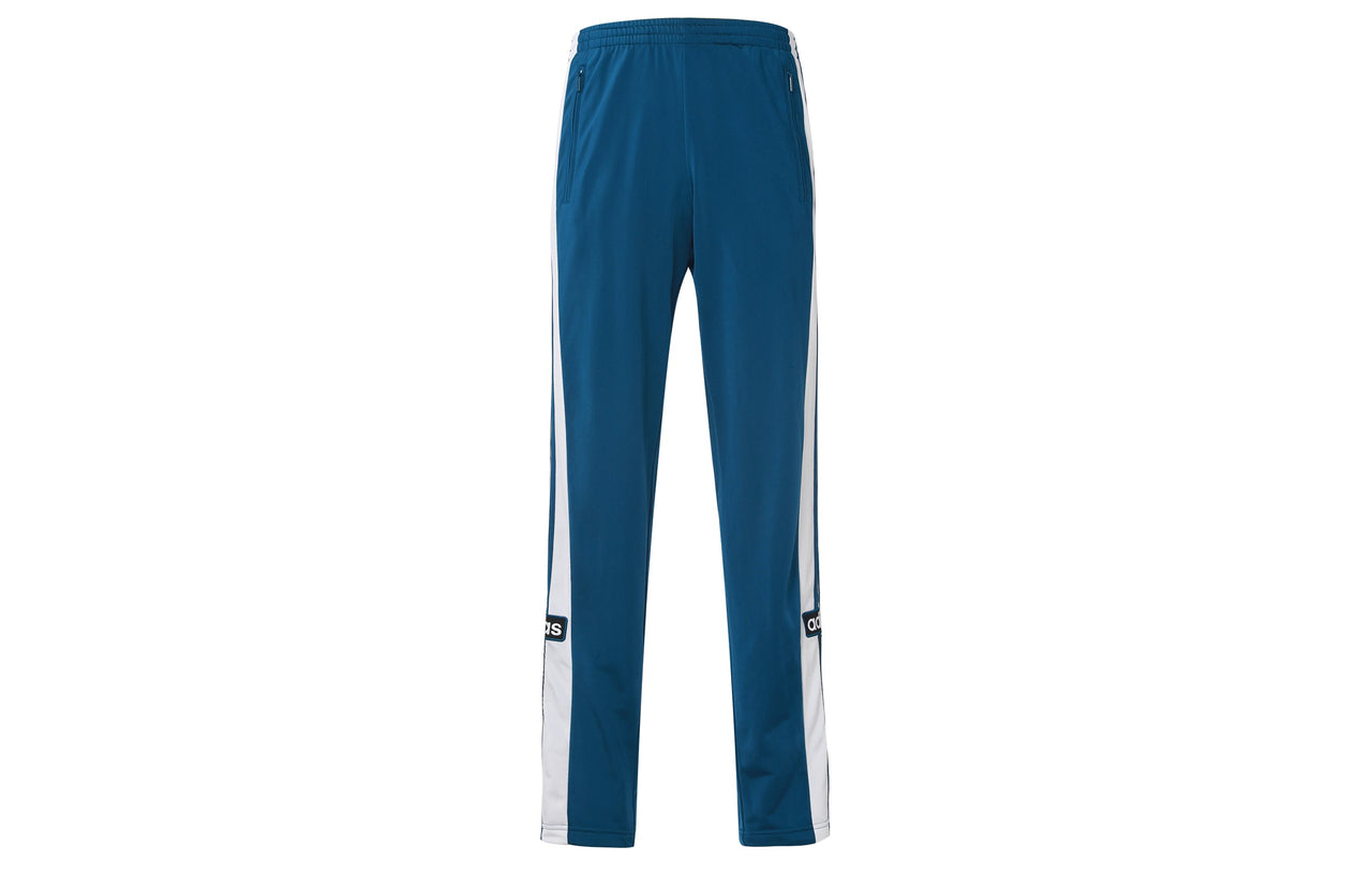 adidas originals Snap Pants Retro Sports Pants Navy Blue DV1592