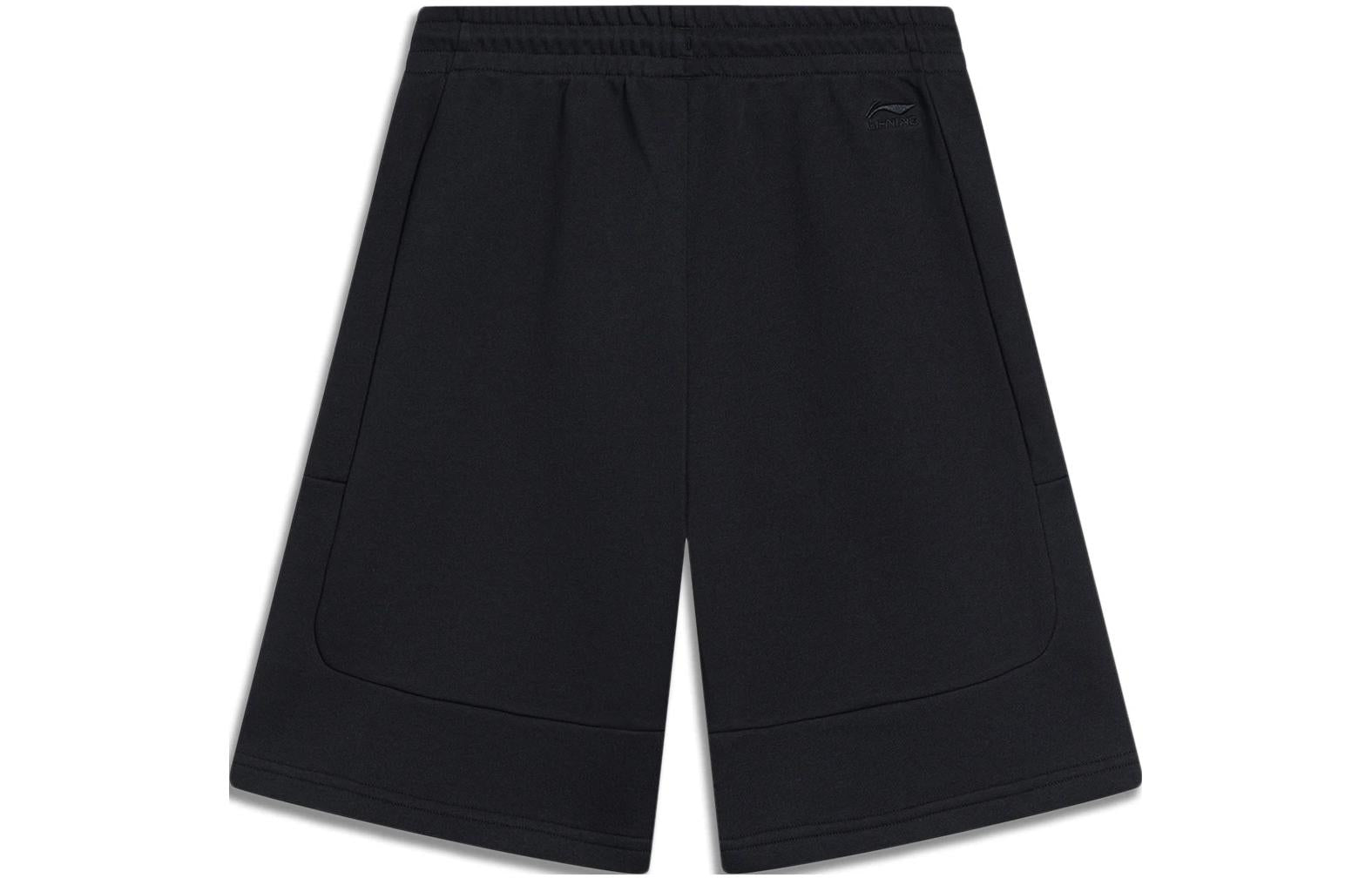 Li-Ning Skateboarding Graphic Shorts 'Black' AKST599-4