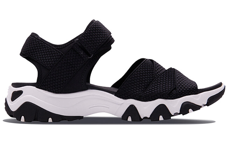 (WMNS) Skechers D'Lites 2.0 Sandals Black 88888182-BLK