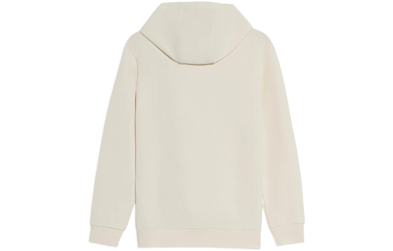 Li-Ning Wade Series Printing Hooded Pullover Long Sleeves Creamy White AWDS193-3