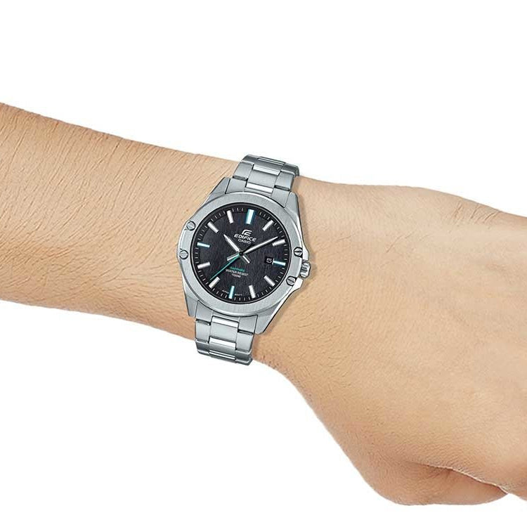 CASIO Male EDIFICE Japan / South Korea Fashion Black Dial Mens Black Analog EFR-S108D-1A2021