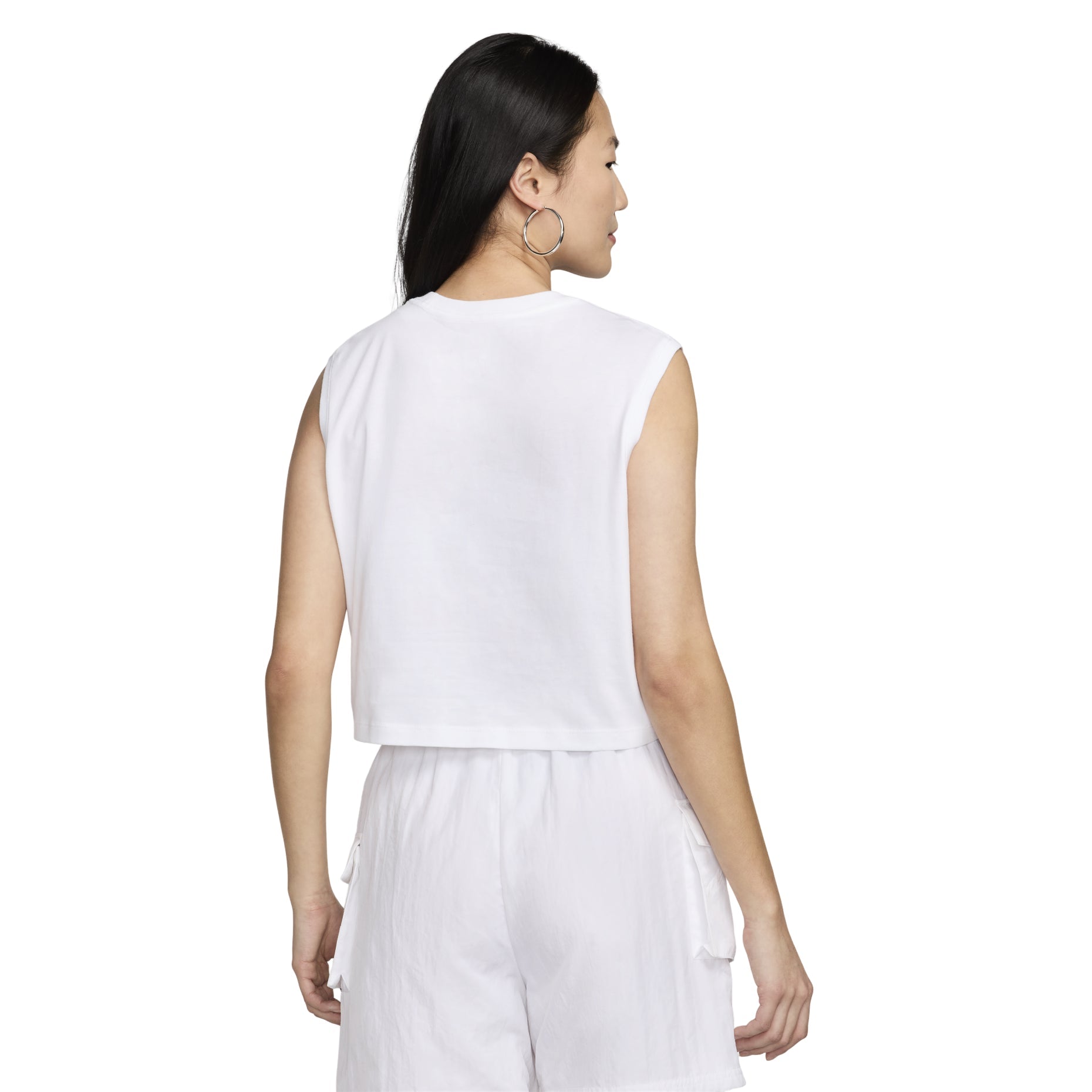 (WMNS) Nike Sportswear Club Sleeveless Cropped Top 'White' FV5506-100