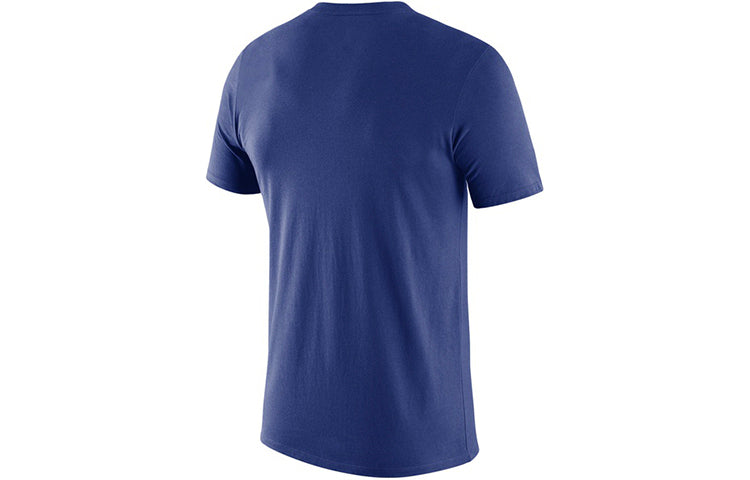 Nike NBA Philadelphia 76ers 21 Casual Sports Round Neck Short Sleeve Blue AT1179-496