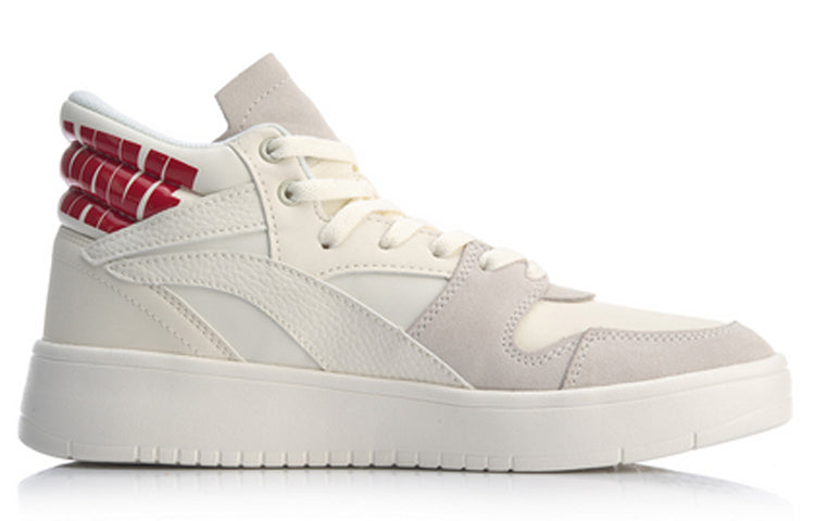 (WMNS) Li-Ning Superwave Mid 'White Red' AGCP164-1