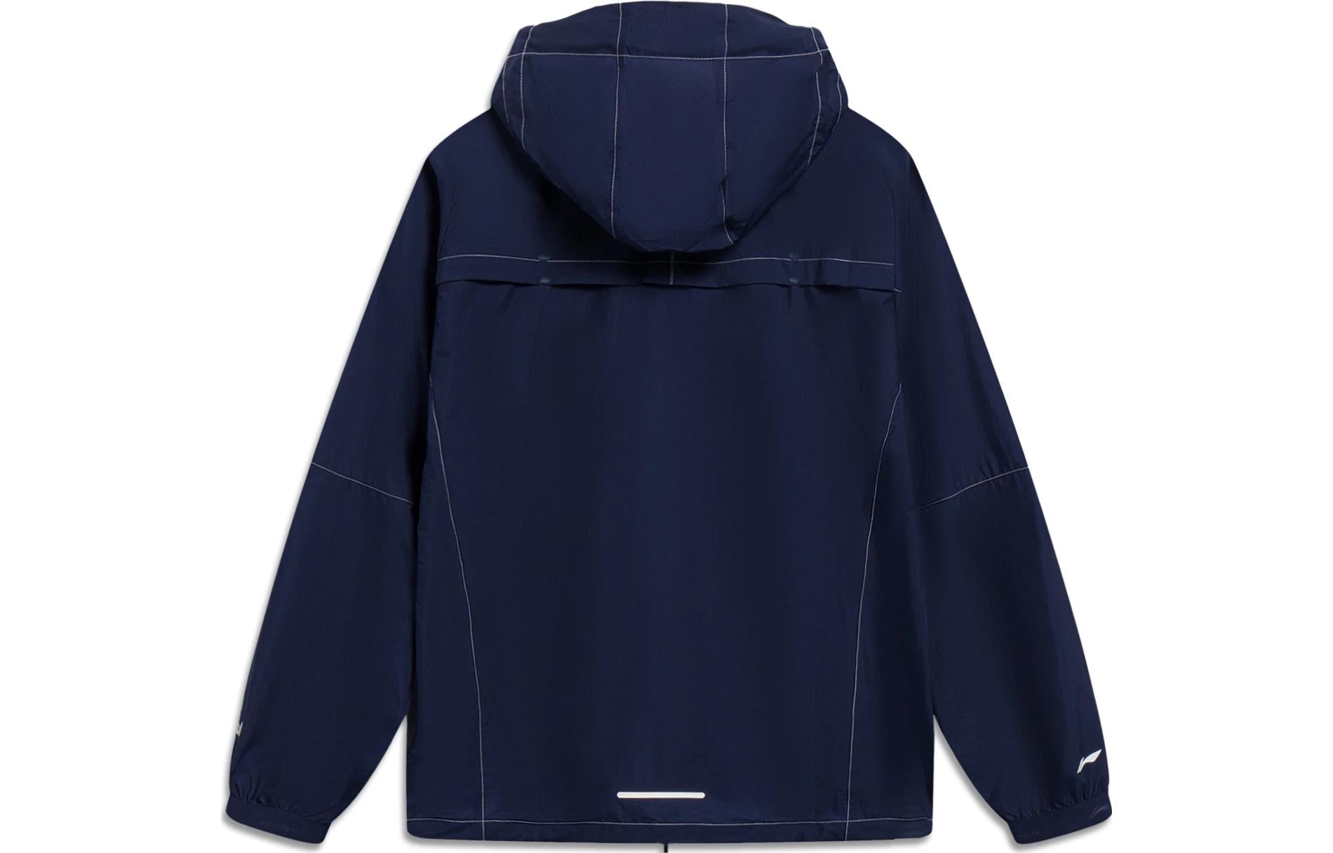 Li-Ning x Soulland Logo Windbreaker 'Midnight Navy' AFDSC79-1