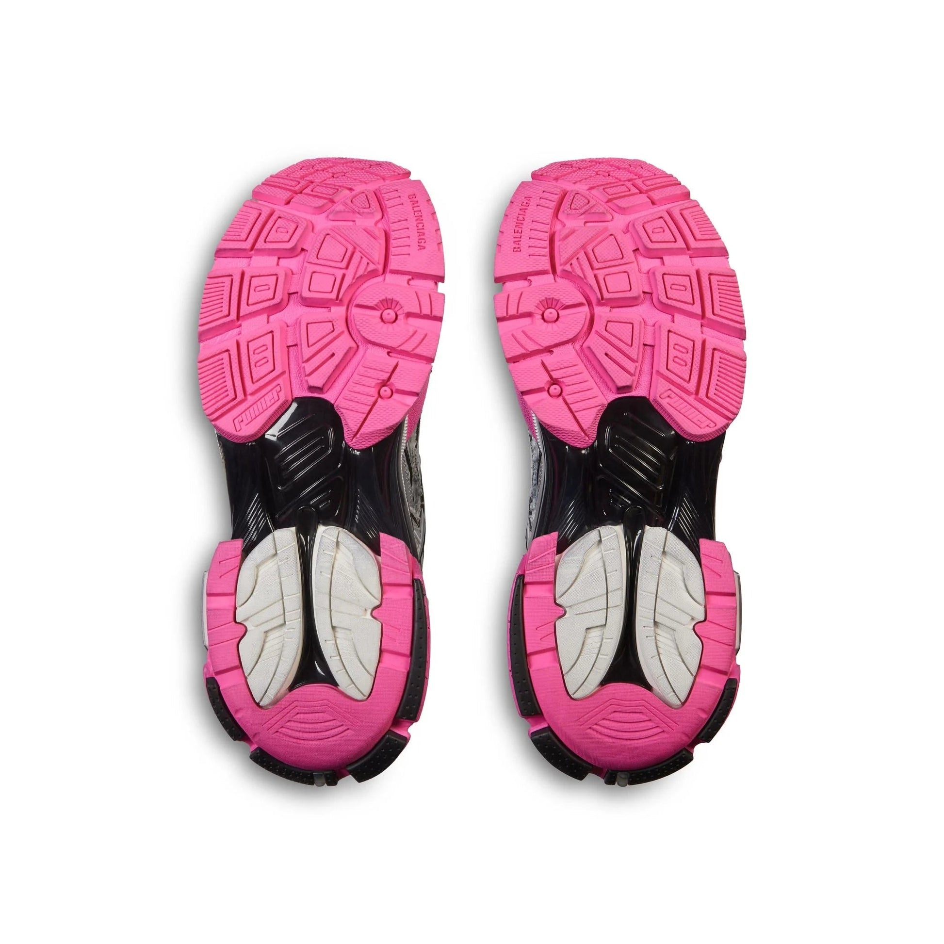 (WMNS) Balenciaga Runner Sneakers 'Silver White Pink Mesh and Nylon' 677402W3RBW9155