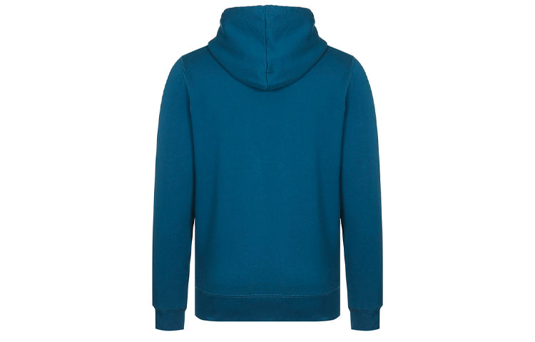 Men's Burberry Fleece Lined Long Sleeves Hooded Jacket Blue 40504161