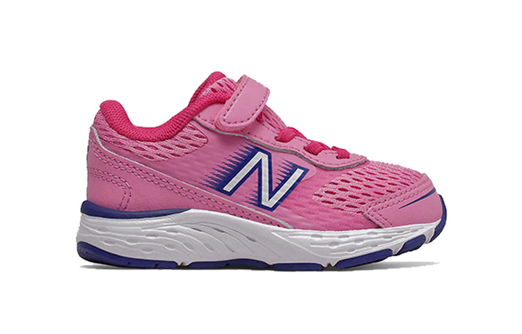 New Balance Bungee Lace 680v6 Pink Toddler IA680LP6