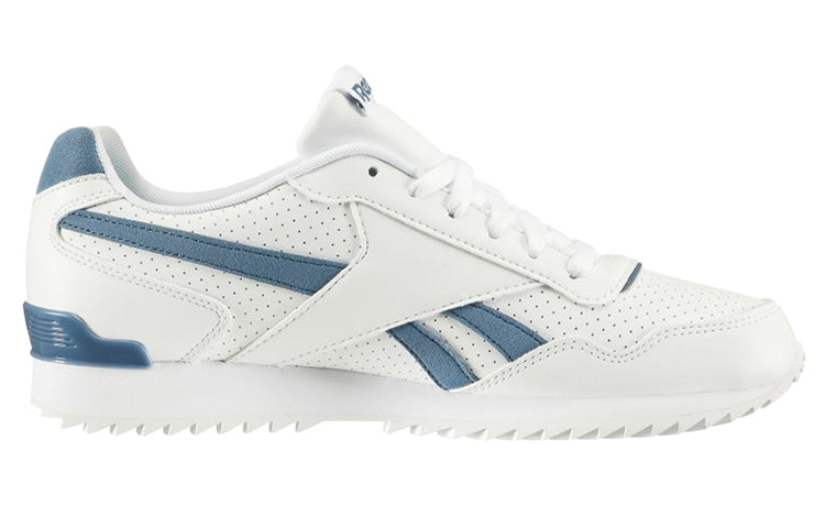 Reebok Royal Glide Ripple Clip Running Shoes White/Blue CN4043