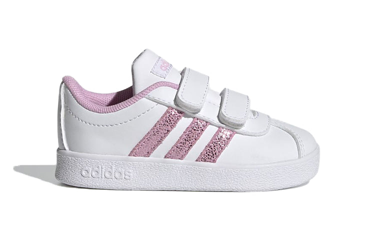 (TD) adidas VL Court 2.0 'White Pink' FY9277