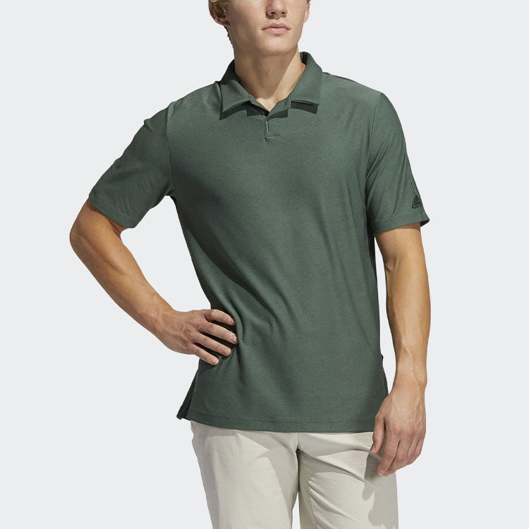 adidas Go-to Golf Athleisure Casual Sports Short Sleeve Polo Shirt Green GM0046