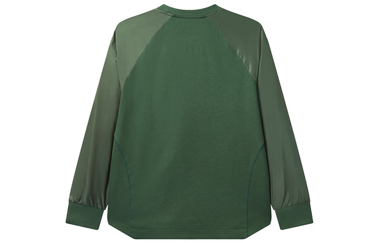 Men's FILA x 3.1 Phillip Lim Crossover Silicone Logo Casual Long Sleeves Green T-Shirt F11M036203F-DG