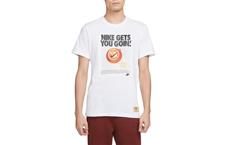 Nike front graphic logo printed T-shirt 'White' DX1074-100