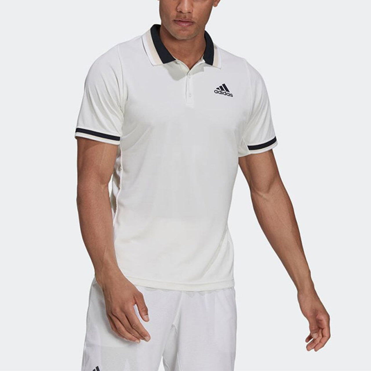 adidas Sports Tennis Short Sleeve Polo Shirt Men's White GT7854