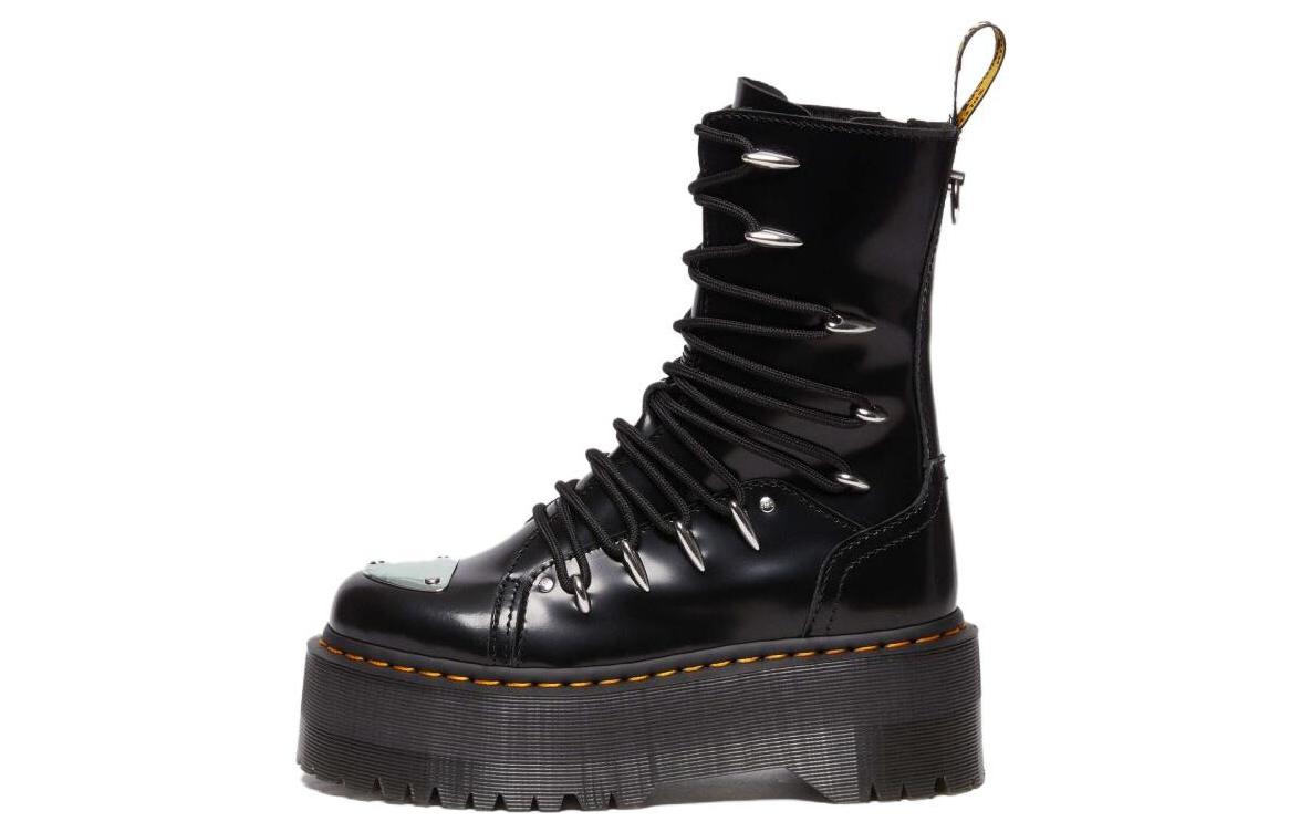 (WMNS) Dr. Martens Jadon Hi LTT Max Leather Platform Boots 'Black' 30964001